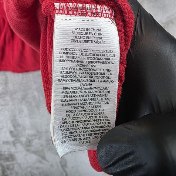 Polo Ralph Lauren Dress Girls Size Medium Red Fair Isle Hooded Sweater Holiday - Picture 7 of 12